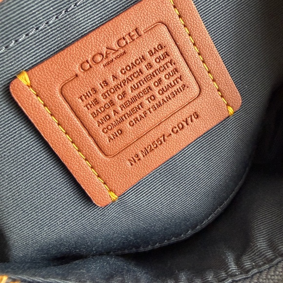 Coach Teri In Loved Denim With Charms Bag - Picture 6 of 17